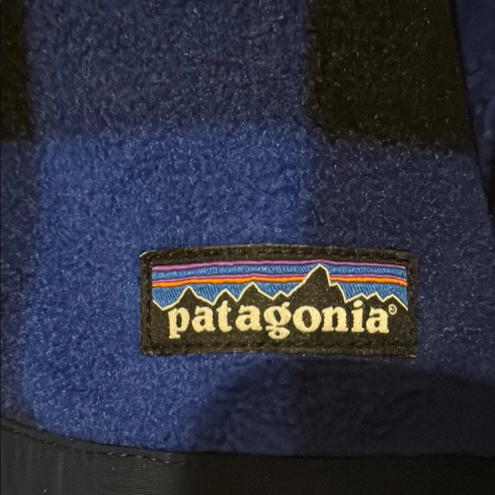 Patagonia AS light weight synchilla snap-t blue/black - Picture 2 of 5